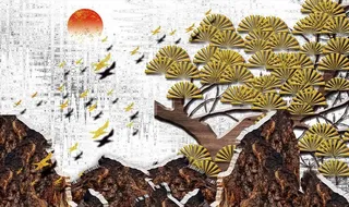 中式背景墙图片