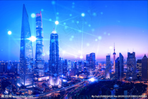 科技城市背景图片
