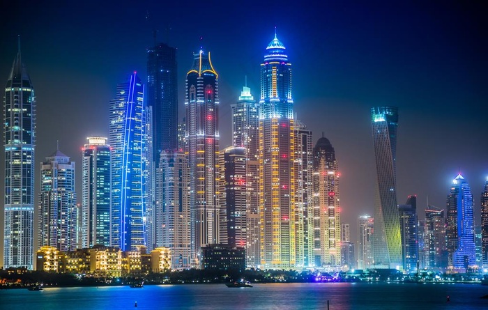 城市夜景图片