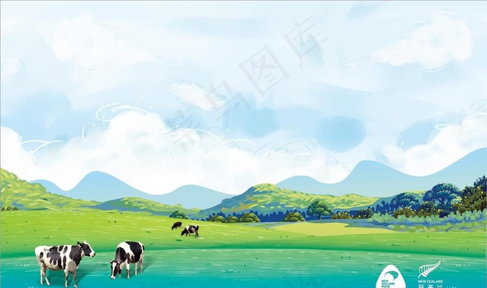大草原背景图片