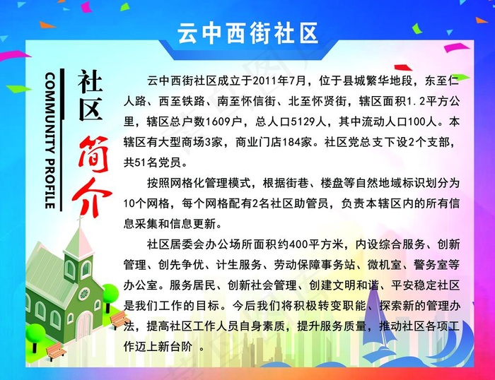 社区简介图片(5906X4724(DPI:150))psd模版下载