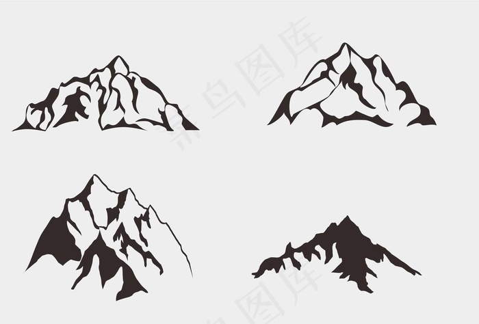 大山图片cdr矢量模版下载