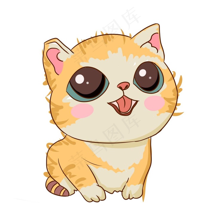 萌萌猫图片psd模版下载