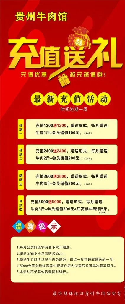会员充值展架图片cdr矢量模版下载