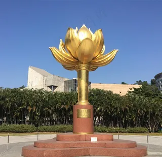 澳门金莲花广场标志图片