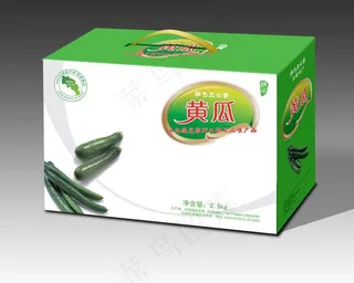 黄瓜包装（展开图）图片
