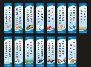 食堂文化展板图片