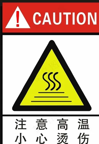 注意高温 小心烫伤图片
