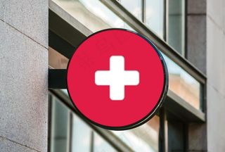 圆形灯箱样机图片