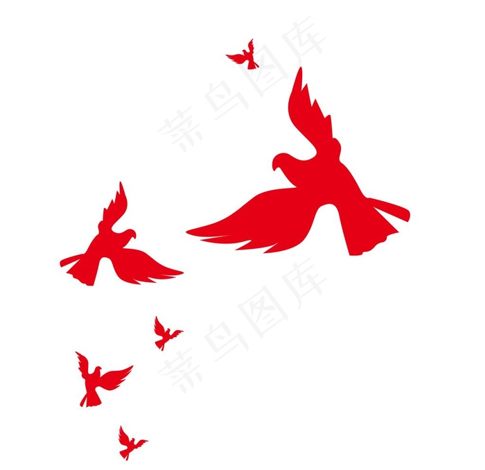 和平鸽元素图片