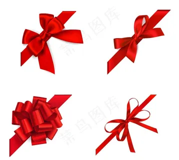 红色蝴蝶结图片