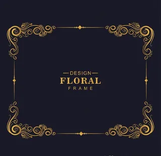 欧式花纹边框图片