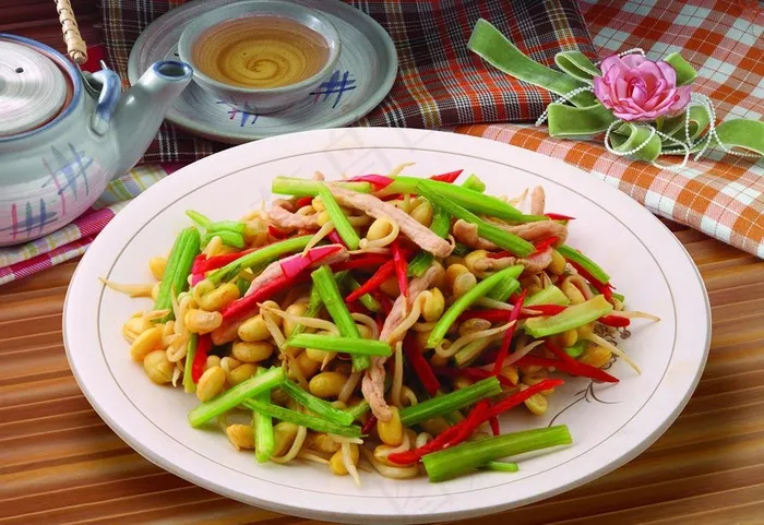芹菜肉丝图片