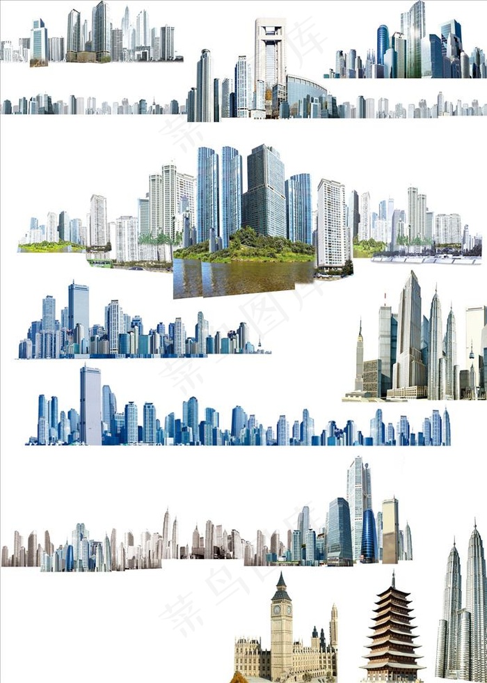 高楼大厦图片(4323X5799(DPI:300))psd模版下载