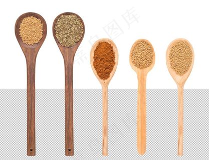 各式木勺子图片