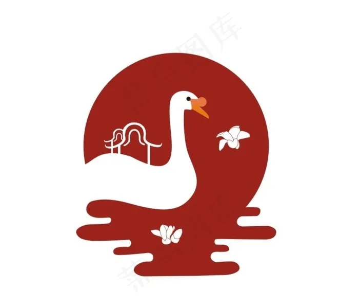 鹅logo  鹅厂  岭南鹅图片cdr矢量模版下载