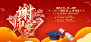 谢师宴展板图片