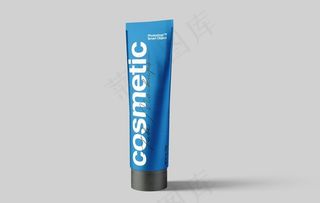 洗面奶软管包装样机模板图片