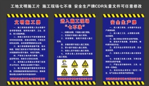 工地围档 文明施工 安全生产图片