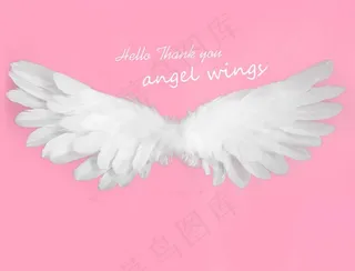 天使的翅膀  网红背景图片