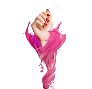 创意美容业美甲图片