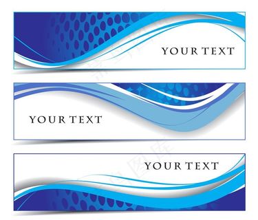 兰色卡片矢量图图片