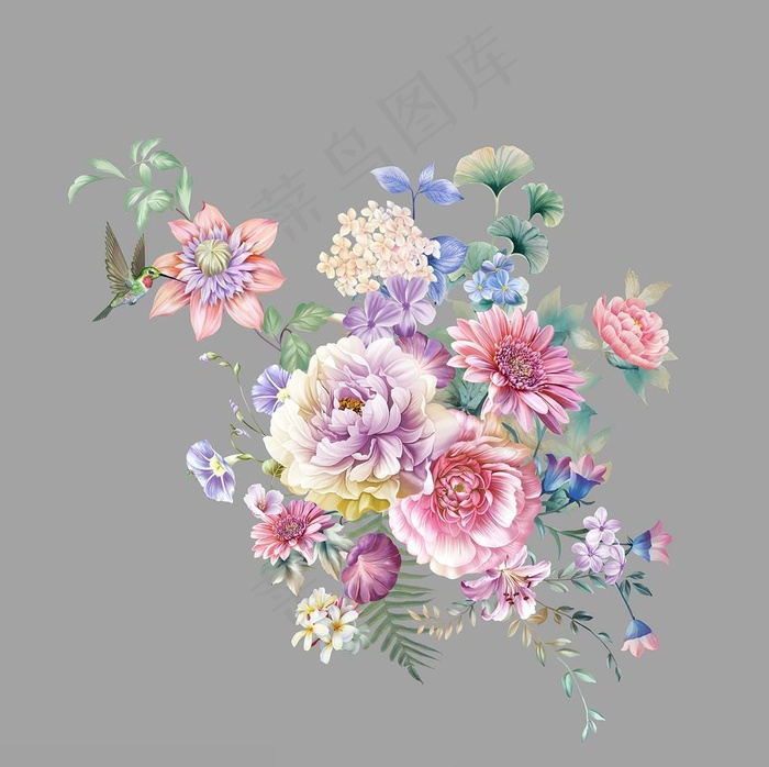 手绘花 玫瑰花 大牌花图片