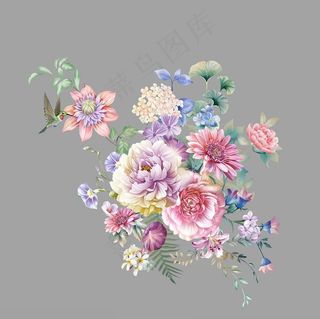 手绘花 玫瑰花 大牌花图片