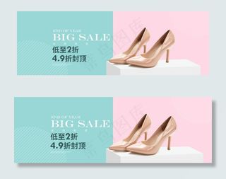 秋冬新品高跟鞋女鞋单鞋简约海报图片