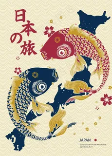 手绘日本旅游海报图片