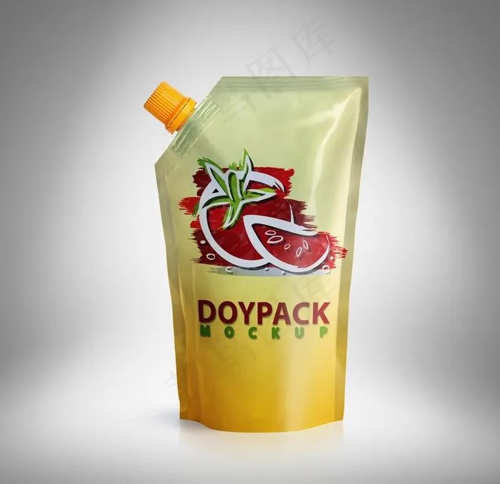 吸嘴袋样机图片(4500X4500(DPI:300))psd模版下载