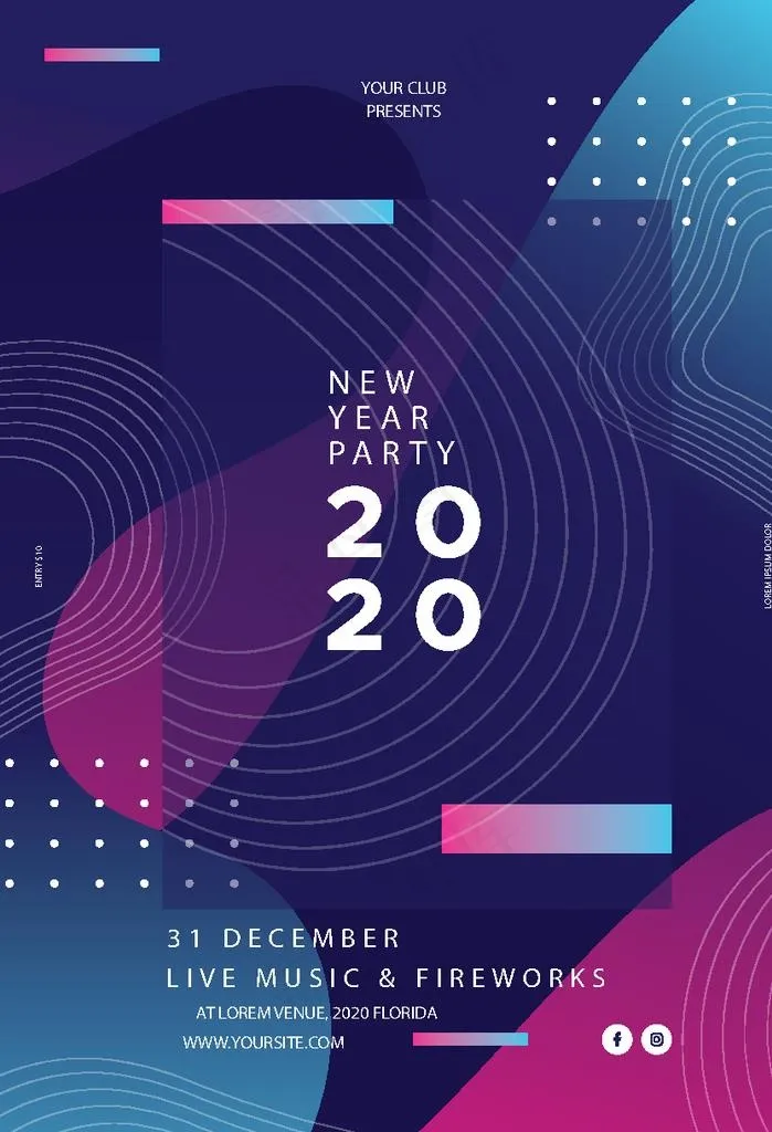 艺术海报模板图片ai矢量模版下载