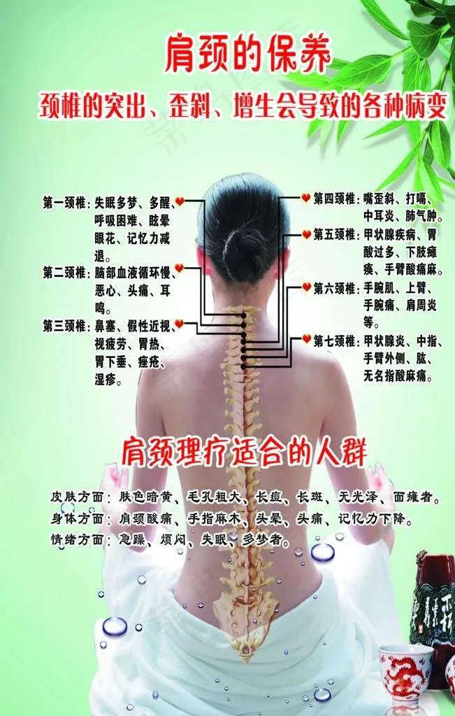 肩颈的保养图片(1575X2362(DPI:100))psd模版下载