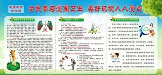 爱国卫生展板图片