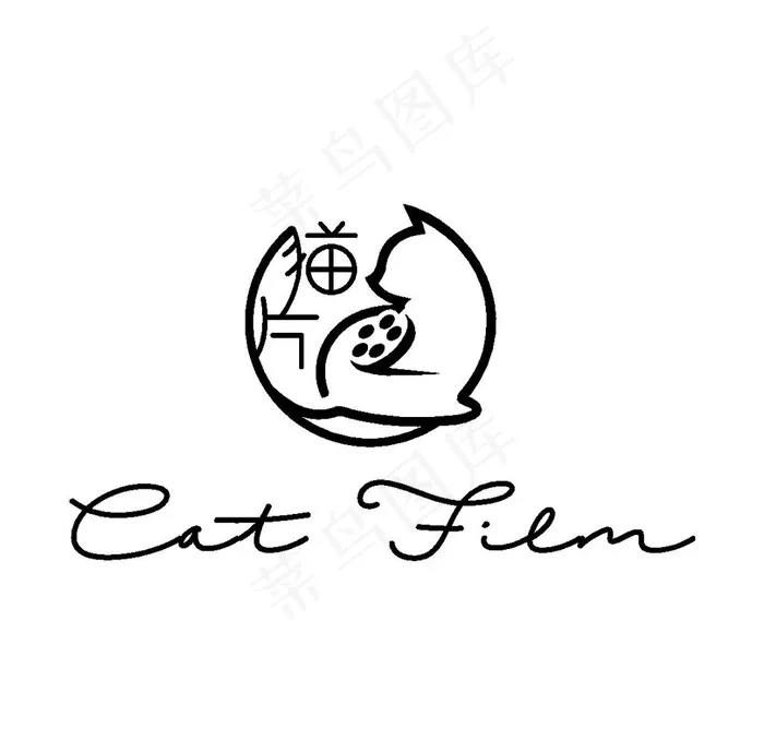 猫片logo图片ai矢量模版下载