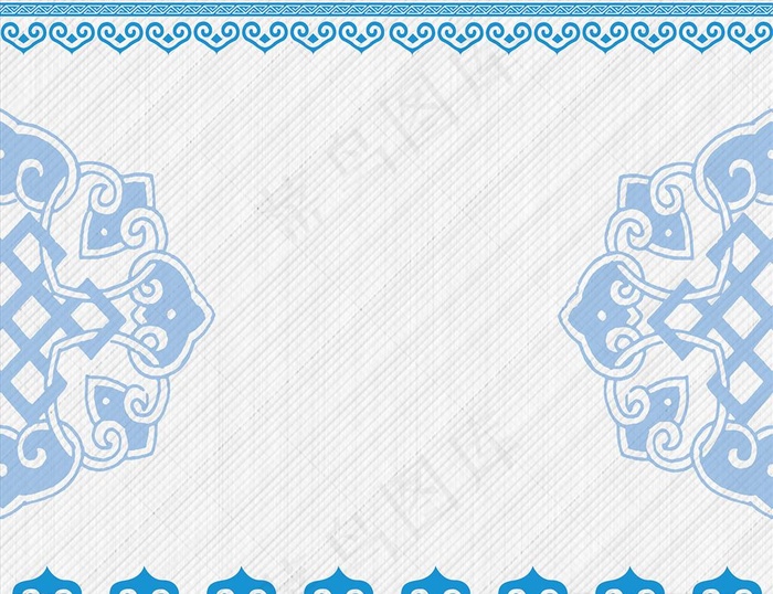 蒙古花纹灯箱片图片