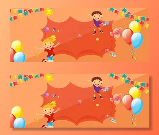 淘宝天猫开学季橘色卡通背景图片