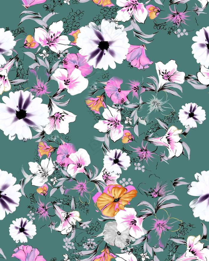 大牌 方巾 丝巾 数码印花图片