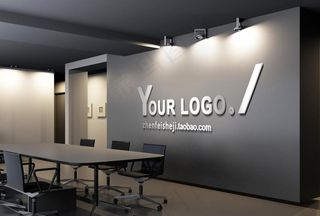 公司前台样机图片