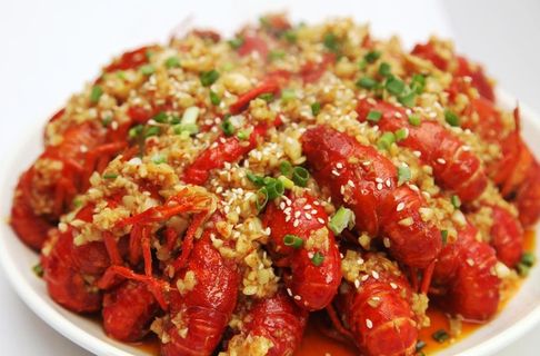 蒜蓉小龙虾图片