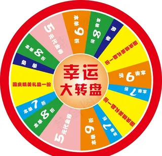 抽奖大转盘图片