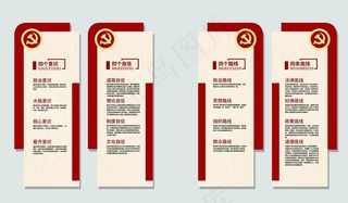 四个意识 四个自信 四条底线图片