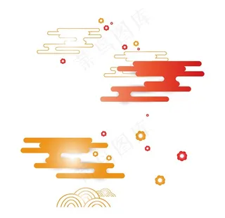 云素材 云 贴纸 漂浮 对话框图片