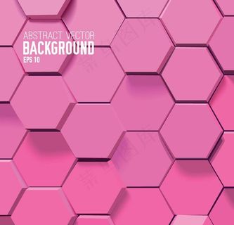 时尚六边形背景图片