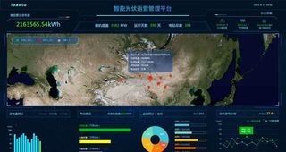 大数据可视化界面图片