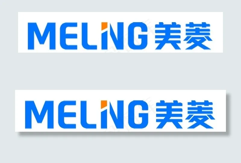 美菱新LOGO标志图片psd模版下载