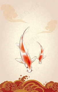 红色锦鲤图片 红色锦鲤图片