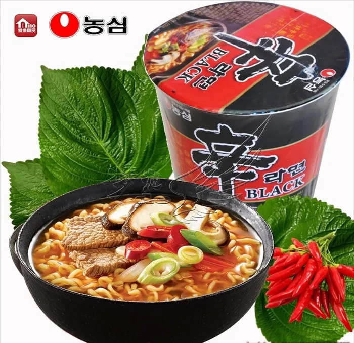 韩国农心辛拉面杯面方便面图片psd模版下载