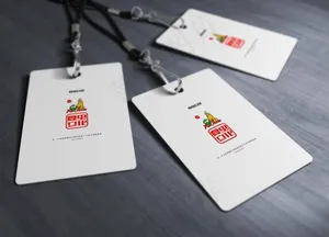 工牌样机图片