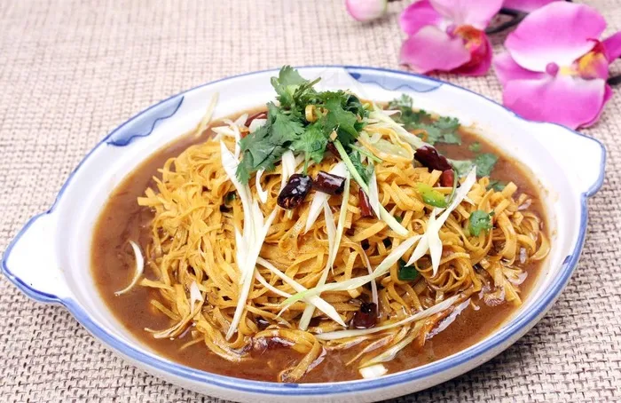 老汤干豆腐图片